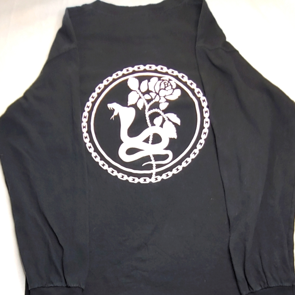 Broken Promises Long-Sleeved Black Tee Small